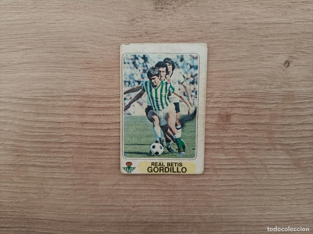 Cromos de F&uacute;tbol: CROMO PACOSA FUTBOL EN ACCION GORDILLO BETIS SIN PEGAR NUNCA PEGADO 1978 1979 78 79 D626
