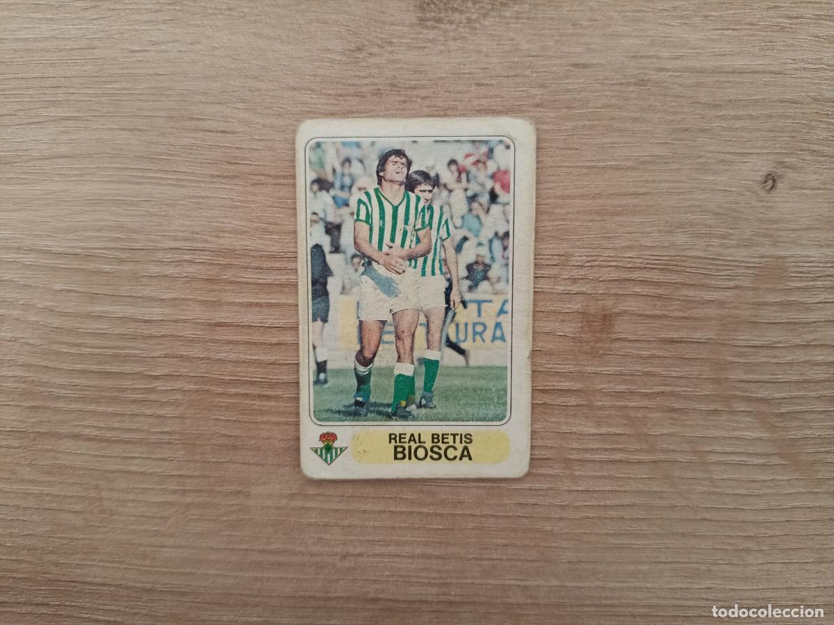 Cromos de F&uacute;tbol: CROMO PACOSA FUTBOL EN ACCION BIOSCA BETIS SIN PEGAR NUNCA PEGADO 1978 1979 78 79 D626