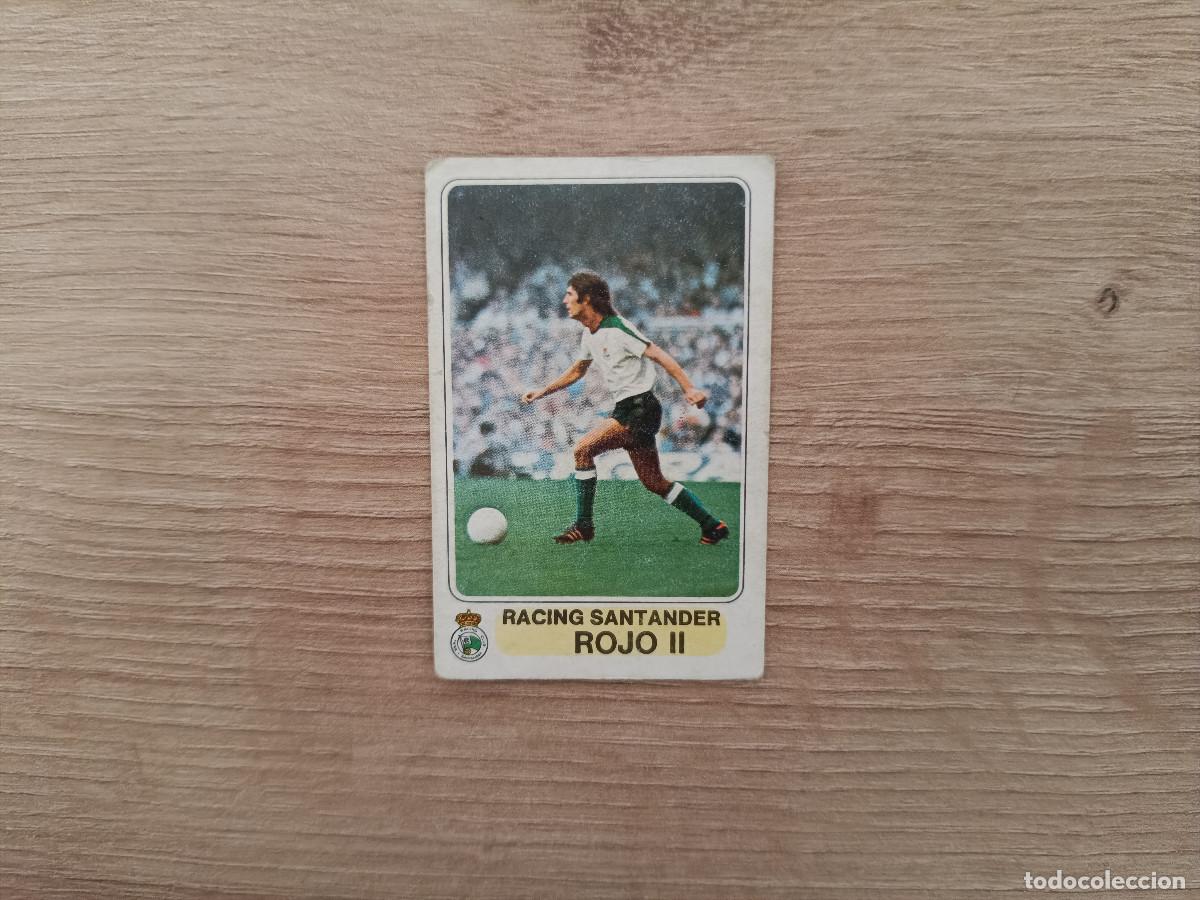 Cromos de F&uacute;tbol: CROMO PACOSA FUTBOL EN ACCION ROJO II RACING SIN PEGAR NUNCA PEGADO 1978 1979 78 79 D626