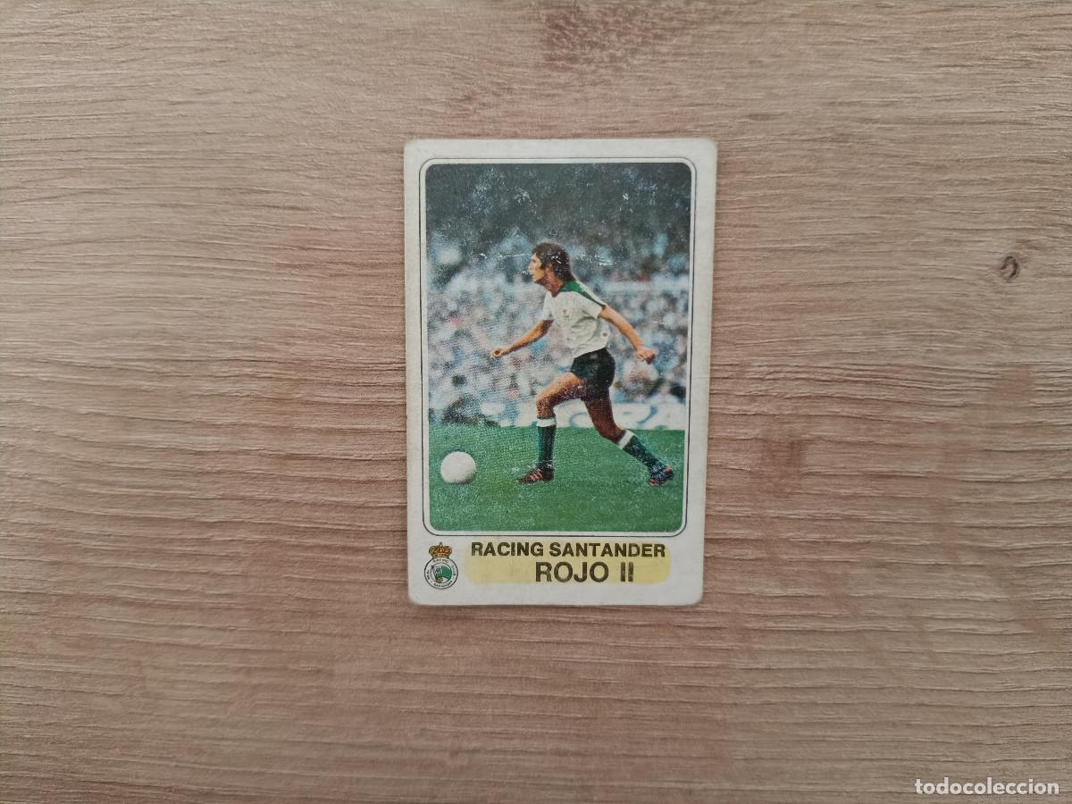 Cromos de F&uacute;tbol: CROMO PACOSA FUTBOL EN ACCION ROJO II RACING SIN PEGAR NUNCA PEGADO 1978 1979 78 79 D626