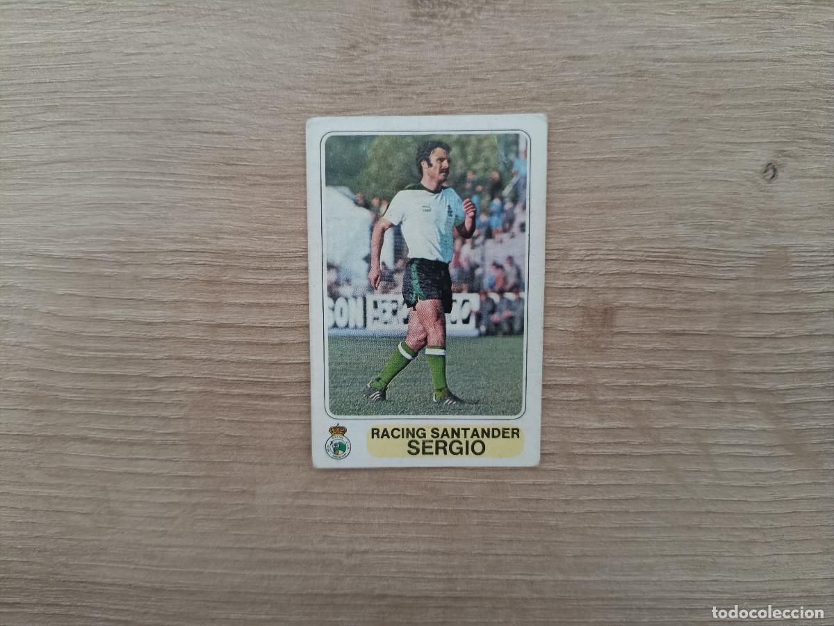 Cromos de F&uacute;tbol: CROMO PACOSA FUTBOL EN ACCION SERGIO RACING SIN PEGAR NUNCA PEGADO 1978 1979 78 79 D626