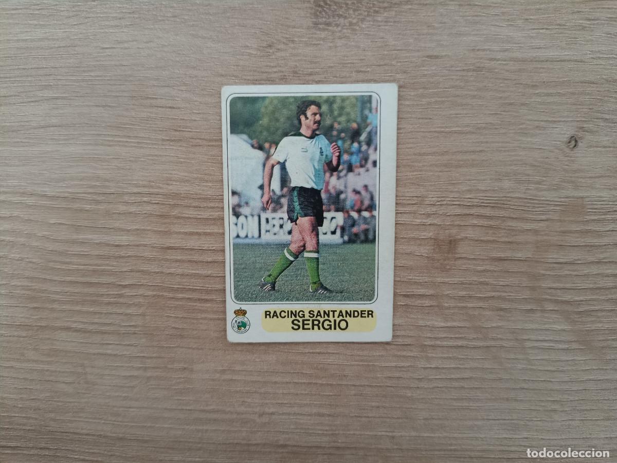 Cromos de F&uacute;tbol: CROMO PACOSA FUTBOL EN ACCION SERGIO RACING SIN PEGAR NUNCA PEGADO 1978 1979 78 79 D626