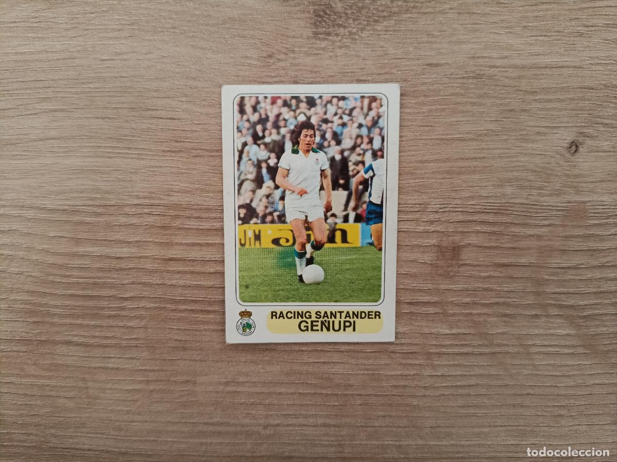 Cromos de F&uacute;tbol: CROMO PACOSA FUTBOL EN ACCION GENUPI RACING SIN PEGAR NUNCA PEGADO 1978 1979 78 79 D626