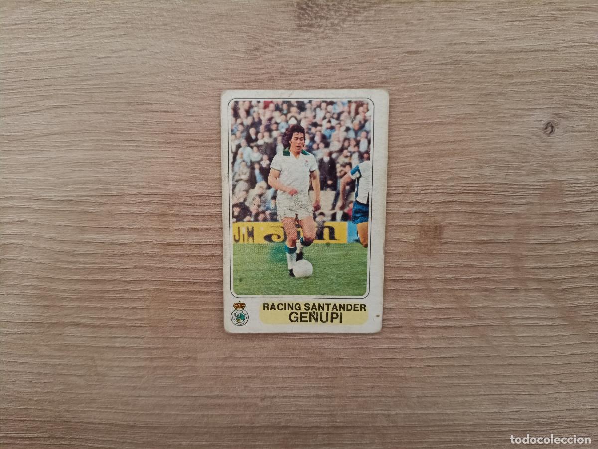 Cromos de F&uacute;tbol: CROMO PACOSA FUTBOL EN ACCION GENUPI RACING SIN PEGAR NUNCA PEGADO 1978 1979 78 79 D626