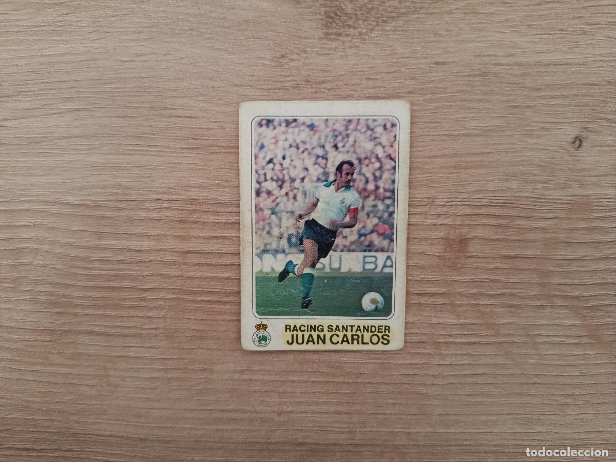 Cromos de F&uacute;tbol: CROMO PACOSA FUTBOL EN ACCION JUAN CARLOS RACING DESPEGADO 1978 1979 78 79 D626