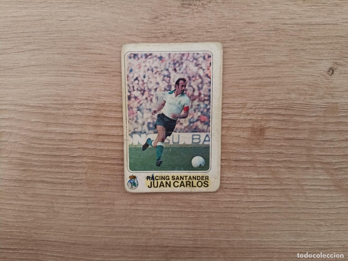 Cromos de F&uacute;tbol: CROMO PACOSA FUTBOL EN ACCION JUAN CARLOS RACING SIN PEGAR NUNCA PEGADO 1978 1979 78 79 D626