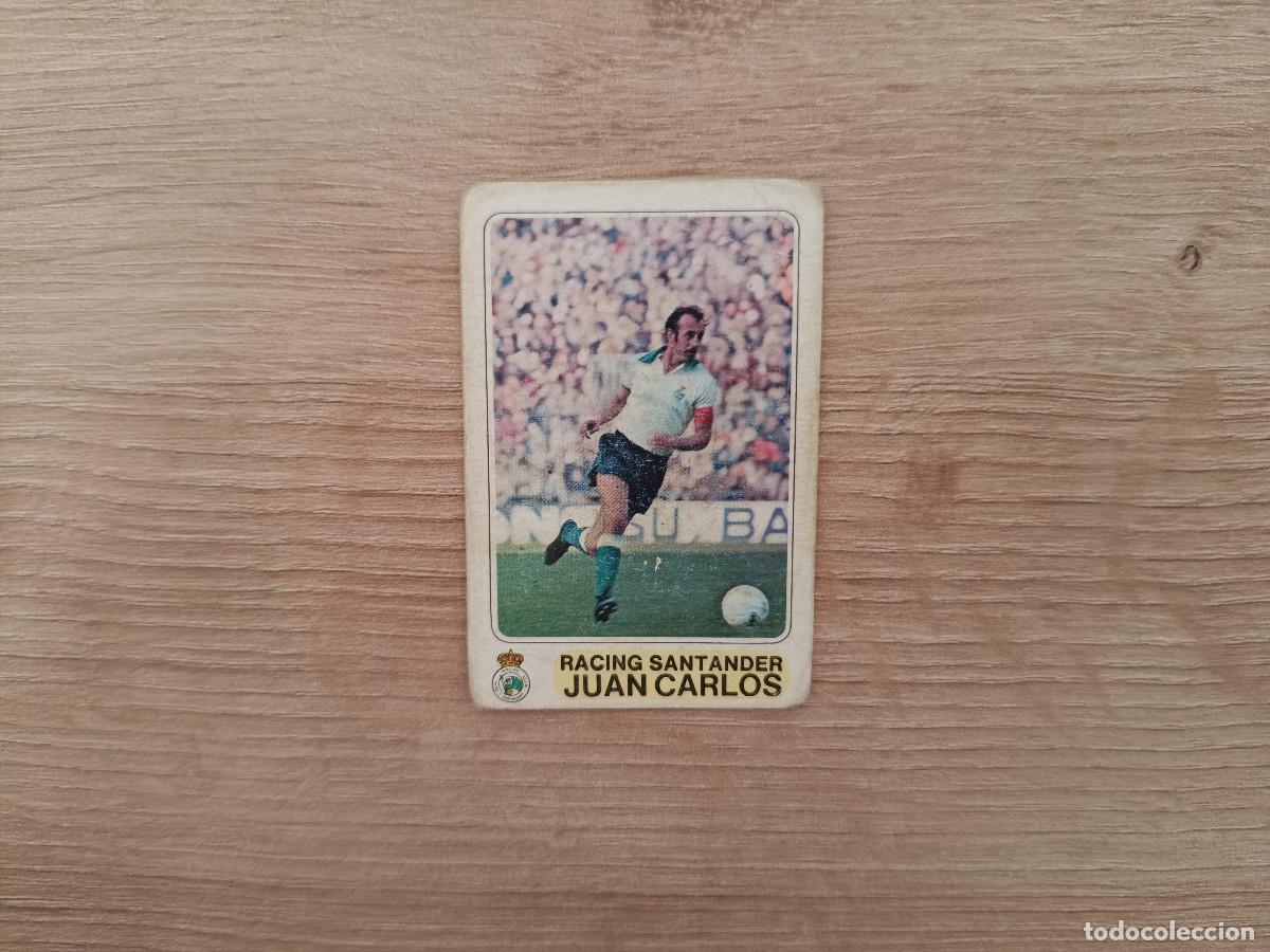 Cromos de F&uacute;tbol: CROMO PACOSA FUTBOL EN ACCION JUAN CARLOS RACING SIN PEGAR NUNCA PEGADO 1978 1979 78 79 D626