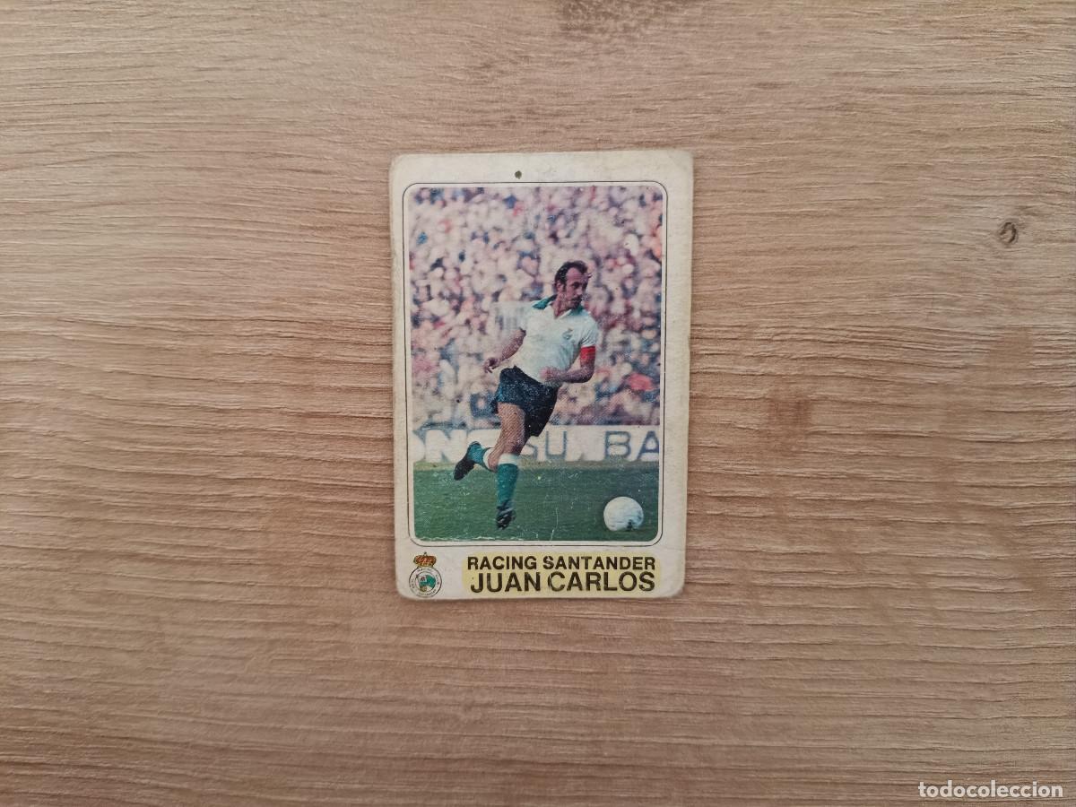 Cromos de F&uacute;tbol: CROMO PACOSA FUTBOL EN ACCION JUAN CARLOS RACING SIN PEGAR NUNCA PEGADO 1978 1979 78 79 D626