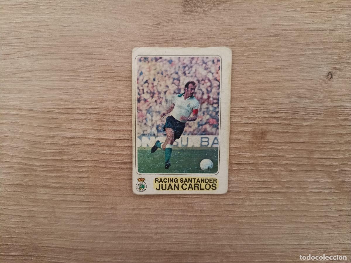 Cromos de F&uacute;tbol: CROMO PACOSA FUTBOL EN ACCION JUAN CARLOS RACING SIN PEGAR NUNCA PEGADO 1978 1979 78 79 D626