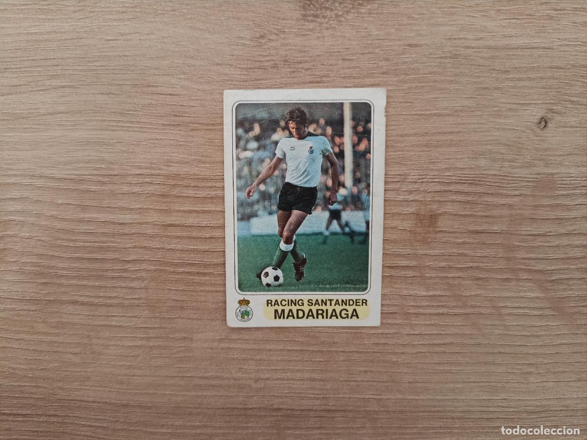 Cromos de F&uacute;tbol: CROMO PACOSA FUTBOL EN ACCION MADARIAGA RACING DESPEGADO 1978 1979 78 79 D626