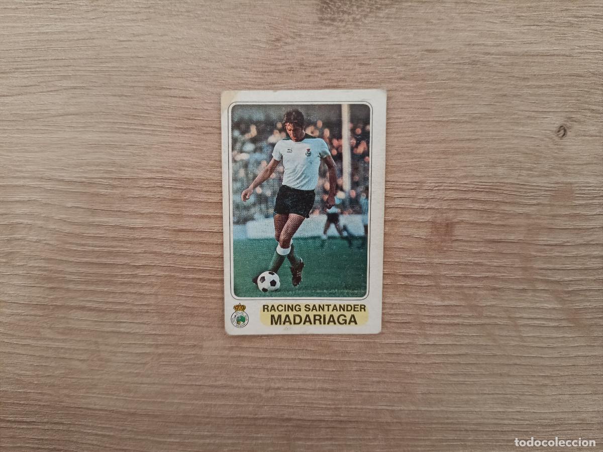 Cromos de F&uacute;tbol: CROMO PACOSA FUTBOL EN ACCION MADARIAGA RACING SIN PEGAR NUNCA PEGADO 1978 1979 78 79 D626