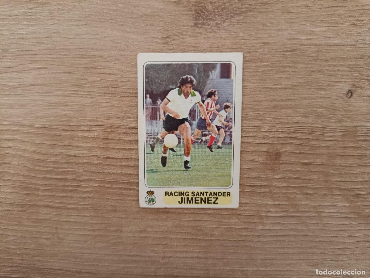Cromos de F&uacute;tbol: CROMO PACOSA FUTBOL EN ACCION JIMENEZ RACING SIN PEGAR NUNCA PEGADO 1978 1979 78 79 D626