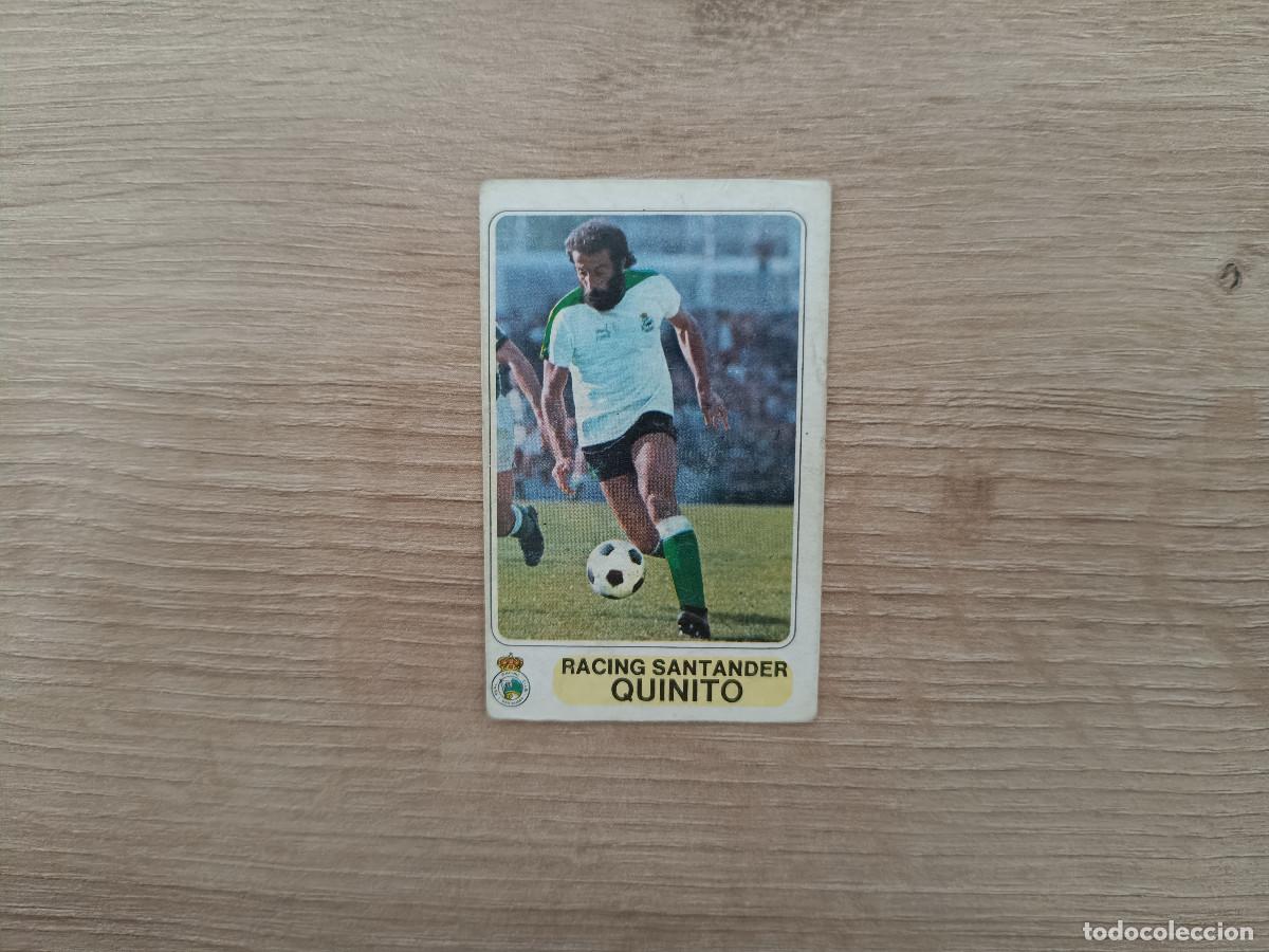 Cromos de F&uacute;tbol: CROMO PACOSA FUTBOL EN ACCION QUINITO RACING SIN PEGAR NUNCA PEGADO 1978 1979 78 79 D626