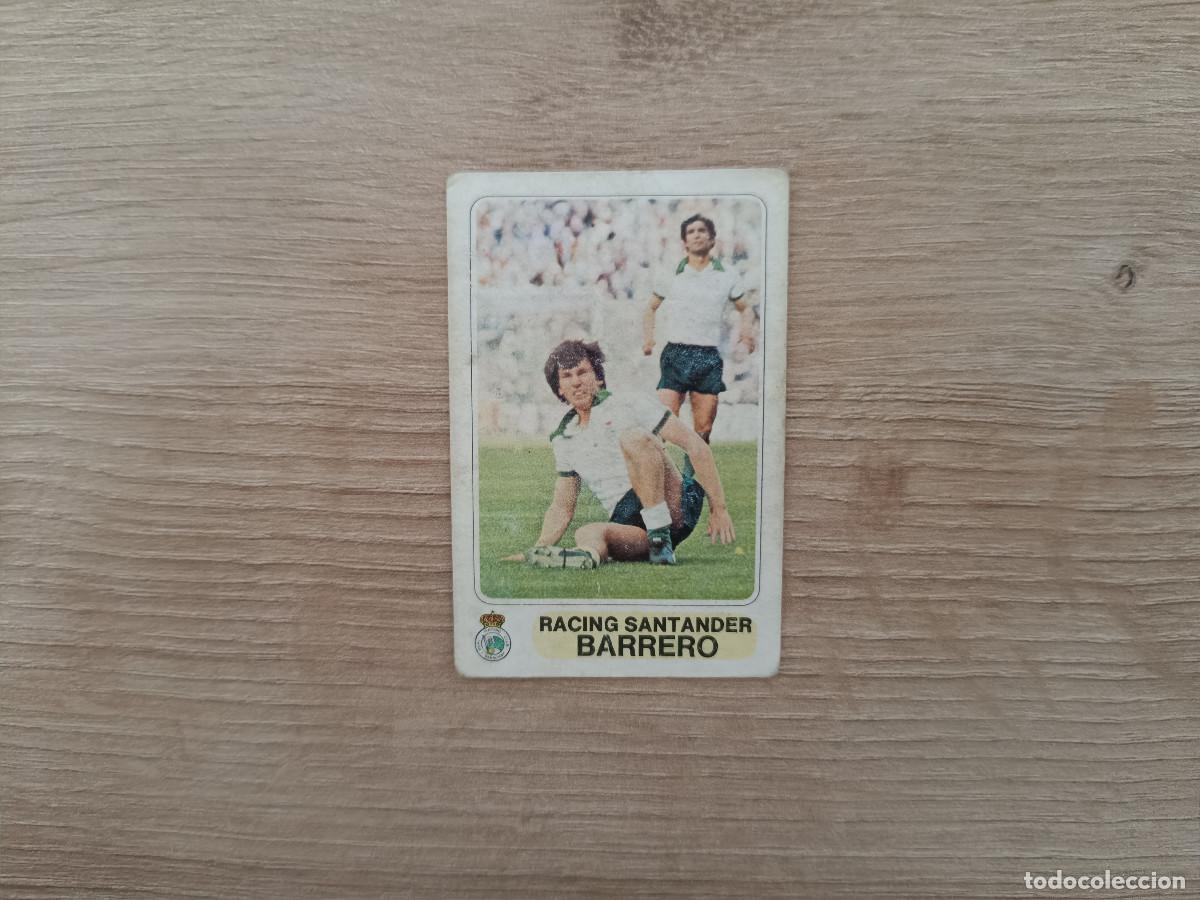 Cromos de F&uacute;tbol: CROMO PACOSA FUTBOL EN ACCION BARRERO RACING SIN PEGAR NUNCA PEGADO 1978 1979 78 79 D626