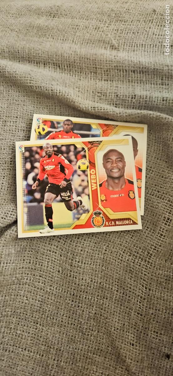 Cromos de F&uacute;tbol: mallorca webo este 2011 2012 11 12 sin pegar trading card
