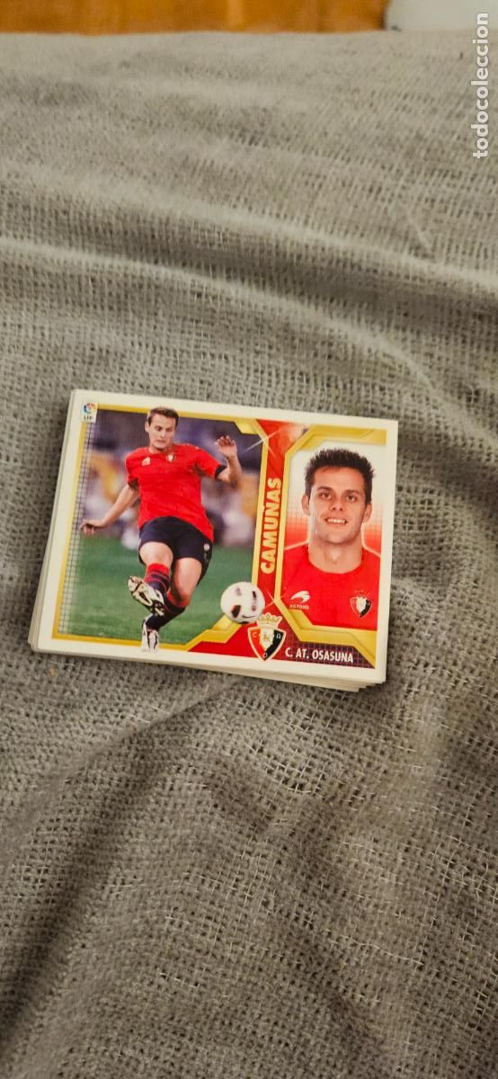 Cromos de F&uacute;tbol: osasuna camu&ntilde;as este 2011 2012 11 12 sin pegar trading card