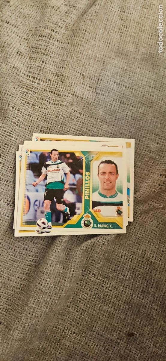 Fu&szlig;ball-Sticker: racing de santander pinillos este 2011 2012 11 12 sin pegar trading card