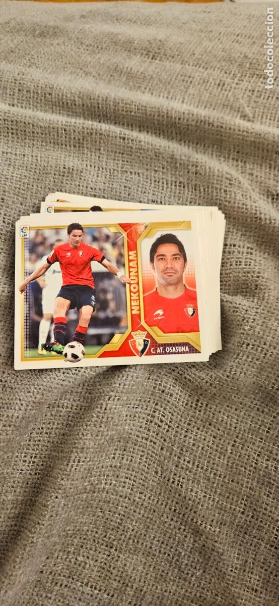 Cromos de Futebol: osasuna nekounam este 2011 2012 11 12 sin pegar trading card