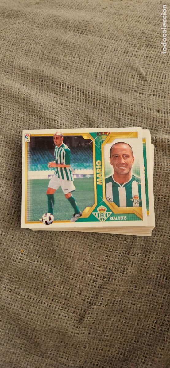 Cromos de Futebol: betis mario este 2011 2012 11 12 sin pegar trading card