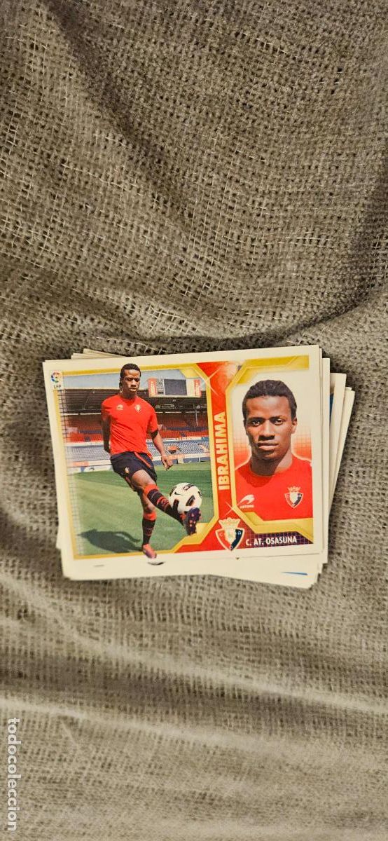 Cromos de Futebol: osasuna ibrahima este 2011 2012 11 12 sin pegar trading card