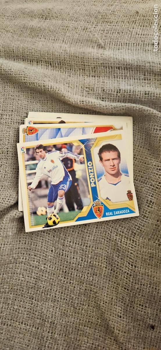 Cromos de Futebol: zaragoza ponzio este 2011 2012 11 12 sin pegar trading card