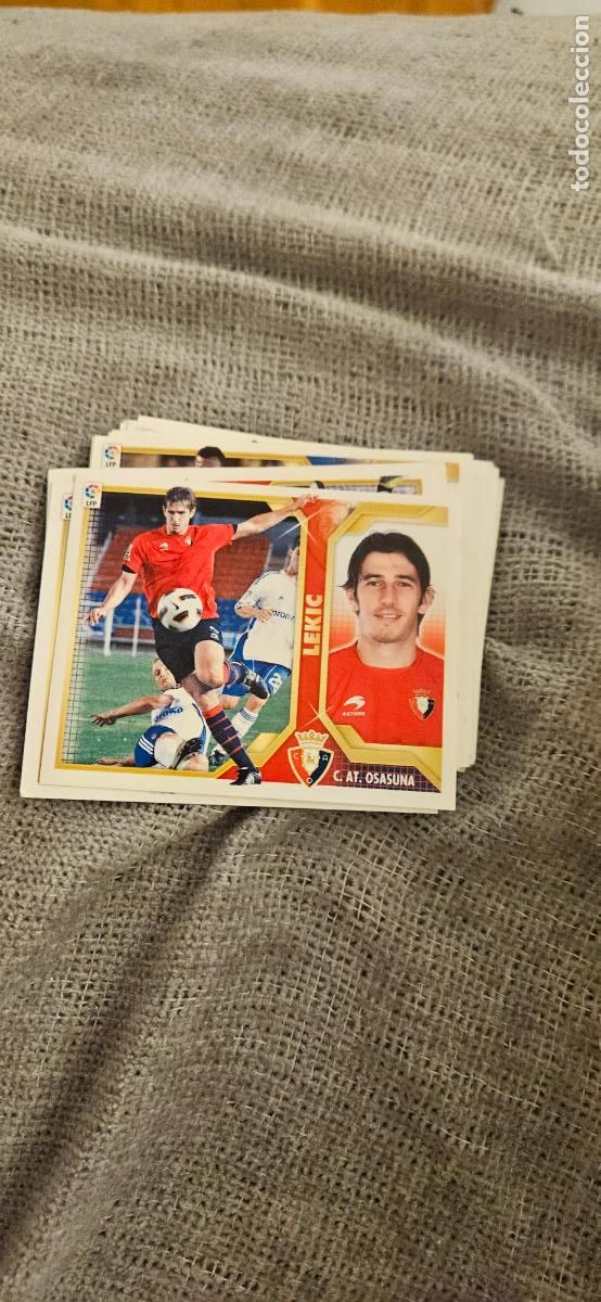 Cromos de Futebol: osasuna lekic este 2011 2012 11 12 sin pegar trading card