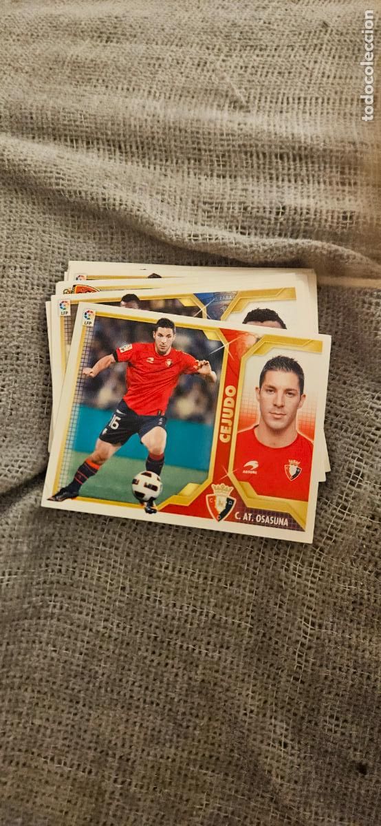 Cromos de Futebol: osasuna cejudo este 2011 2012 11 12 sin pegar trading card