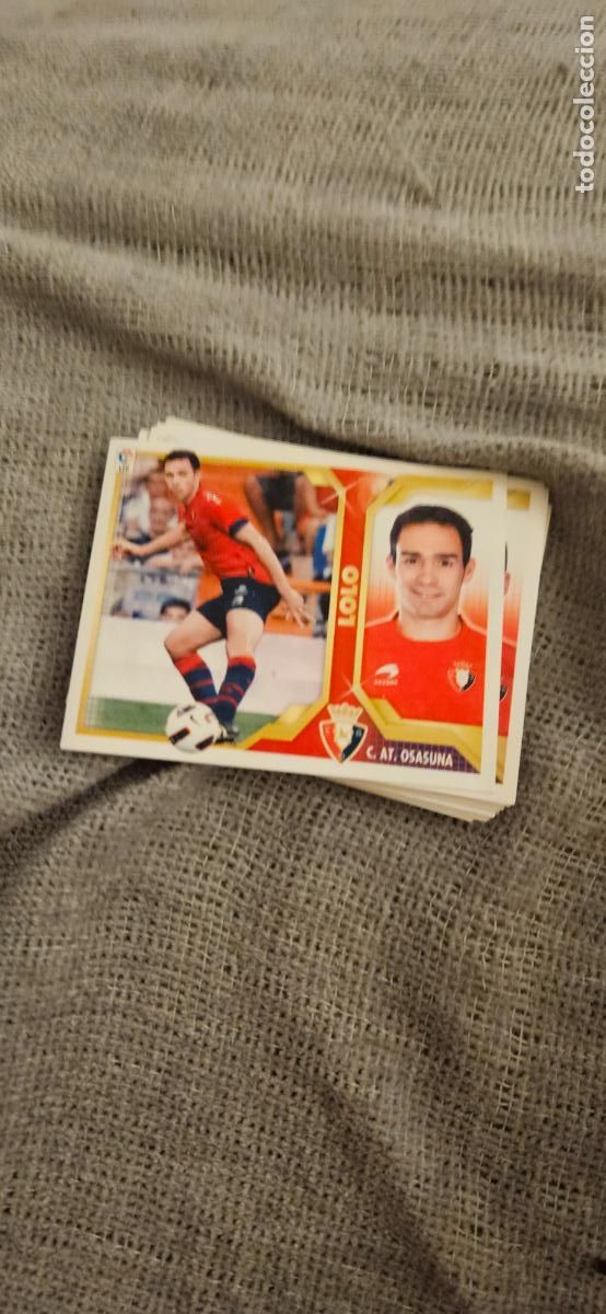 Football Stickers: osasuna lolo este 2011 2012 11 12 sin pegar trading card
