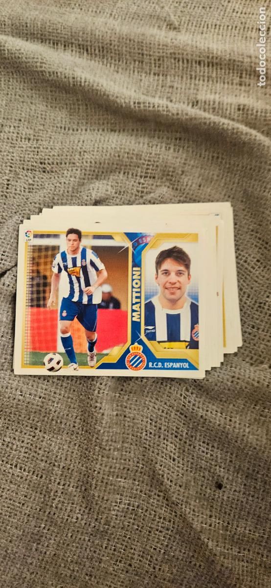 Figurine di Calcio: espa&ntilde;ol mattioni este 2011 2012 11 12 sin pegar trading card