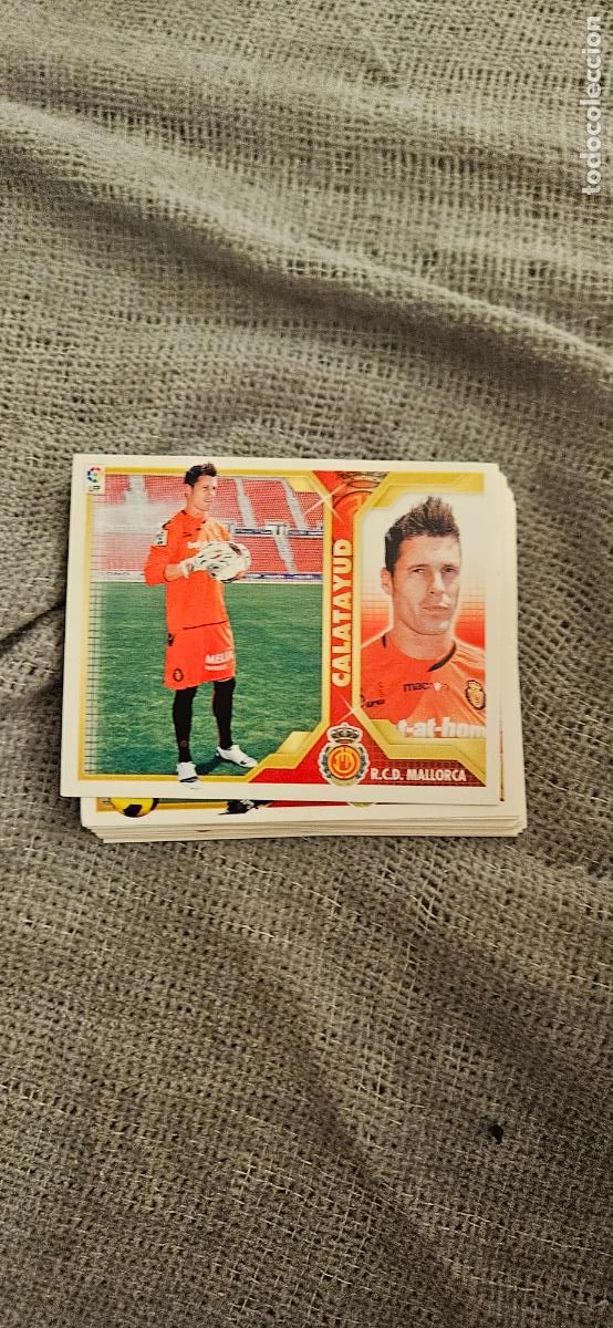 Figurine di Calcio: mallorca calatayud este 2011 2012 11 12 sin pegar trading card