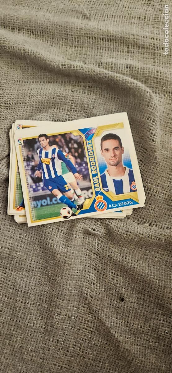 Figurine di Calcio: espa&ntilde;ol raul rodriguez este 2011 2012 11 12 sin pegar trading card