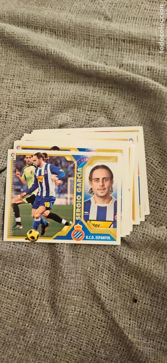 Figurine di Calcio: espa&ntilde;ol sergio garcia este 2011 2012 11 12 sin pegar trading card