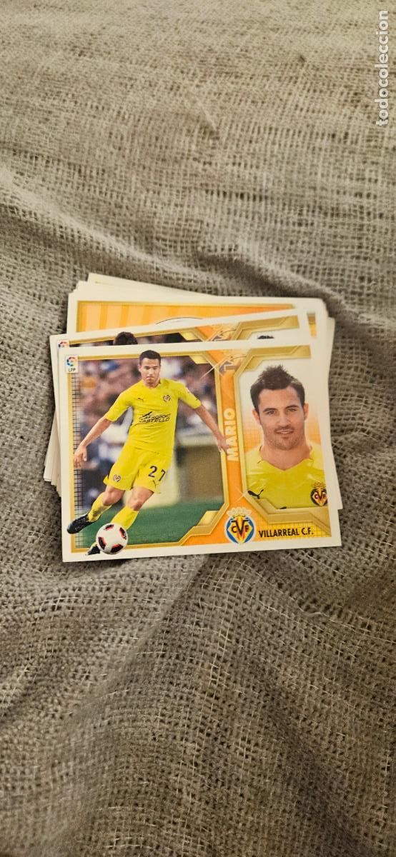 Figurine di Calcio: villarreal mario este 2011 2012 11 12 sin pegar trading card