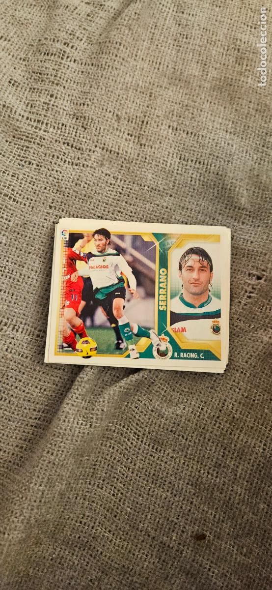Cartes &agrave; collectionner de Football: racing de santander serrano este 2011 2012 11 12 sin pegar trading card