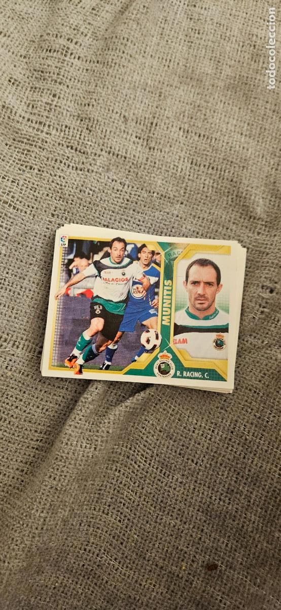 Cartes &agrave; collectionner de Football: racing de santander munitis este 2011 2012 11 12 sin pegar trading card