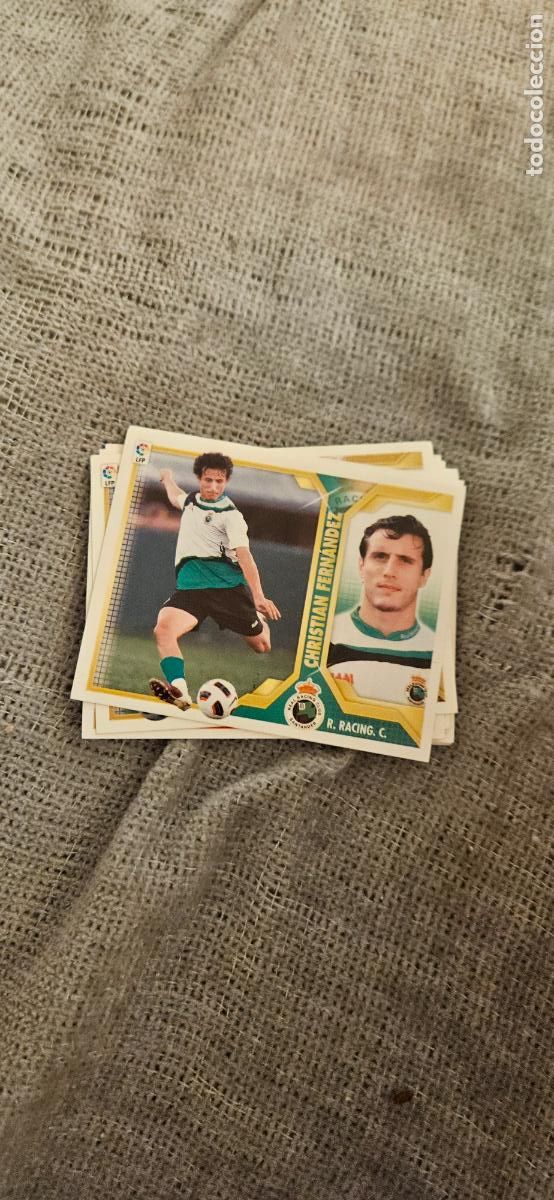 Cartes &agrave; collectionner de Football: racing de santander christian fernandez este 2011 2012 11 12 sin pegar trading card