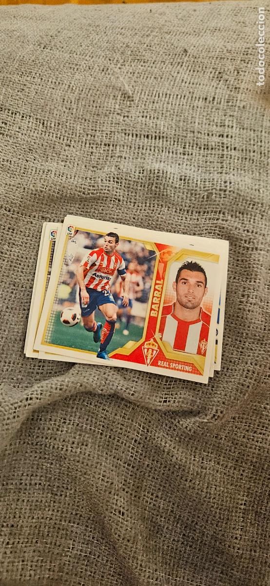 Cartes &agrave; collectionner de Football: sporting de gijon barral este 2011 2012 11 12 sin pegar trading card
