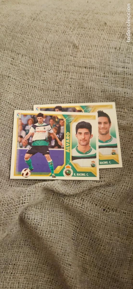Cartes &agrave; collectionner de Football: racing de santander alvaro este 2011 2012 11 12 sin pegar trading card