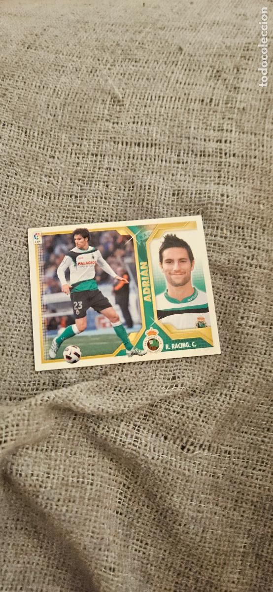Cartes &agrave; collectionner de Football: racing de santander adrian este 2011 2012 11 12 sin pegar trading card