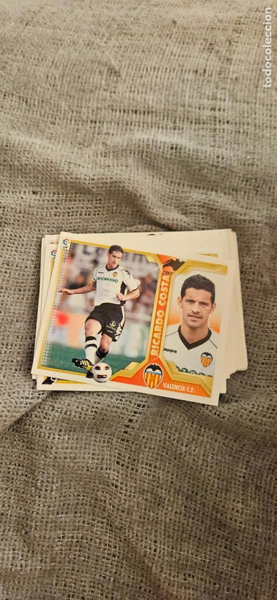Cartes &agrave; collectionner de Football: ricardo costa valencia este 2011 2012 11 12 sin pegar trading card