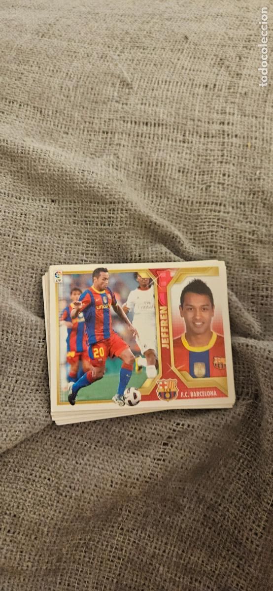Cromos de F&uacute;tbol: barcelona jeffren este 2011 2012 11 12 sin pegar trading card