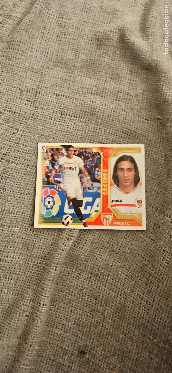 Cromos de F&uacute;tbol: sevilla caceres este 2011 2012 11 12 sin pegar trading card