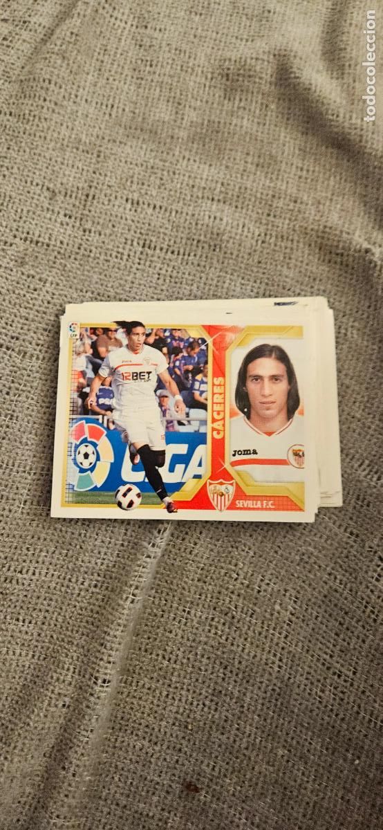 Cromos de F&uacute;tbol: sevilla caceres este 2011 2012 11 12 sin pegar trading card