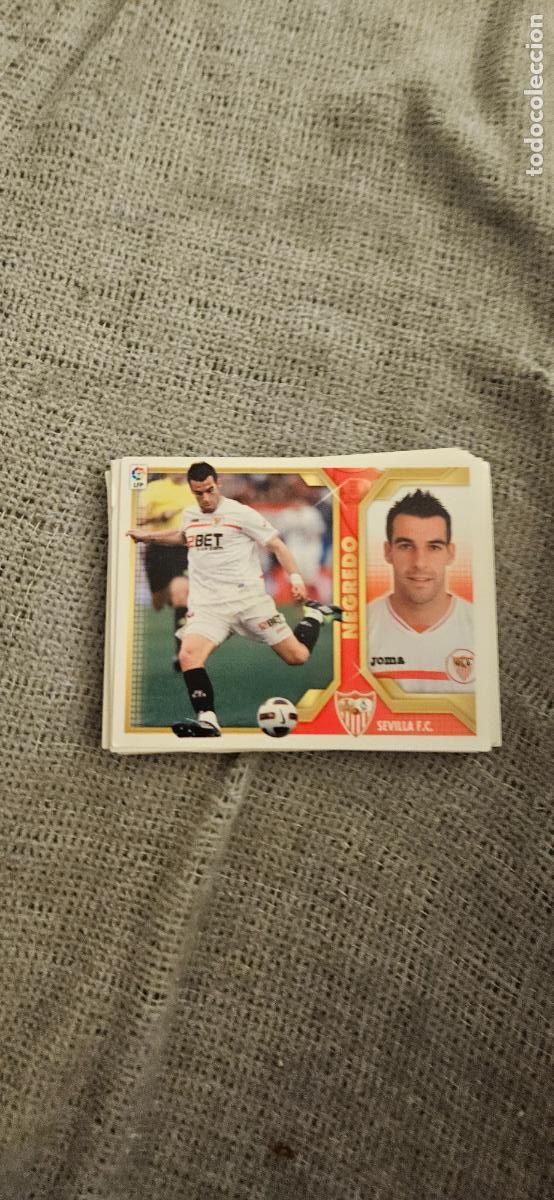 Fu&szlig;ball-Sticker: sevilla negredo este 2011 2012 11 12 sin pegar trading card