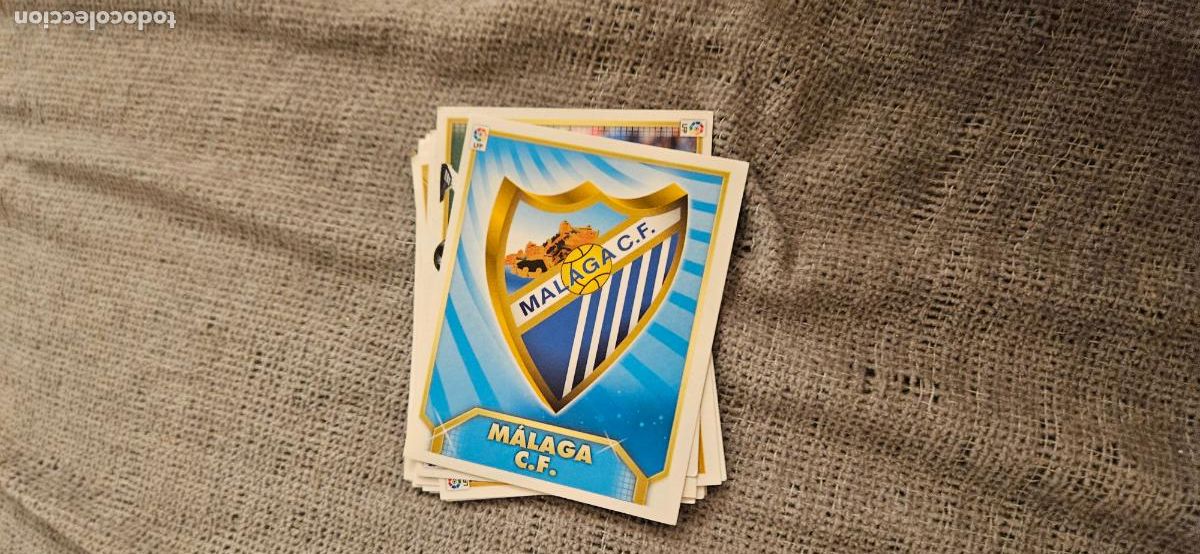 Fu&szlig;ball-Sticker: MALAGA escudo este 2011 2012 11 12 sin pegar trading card