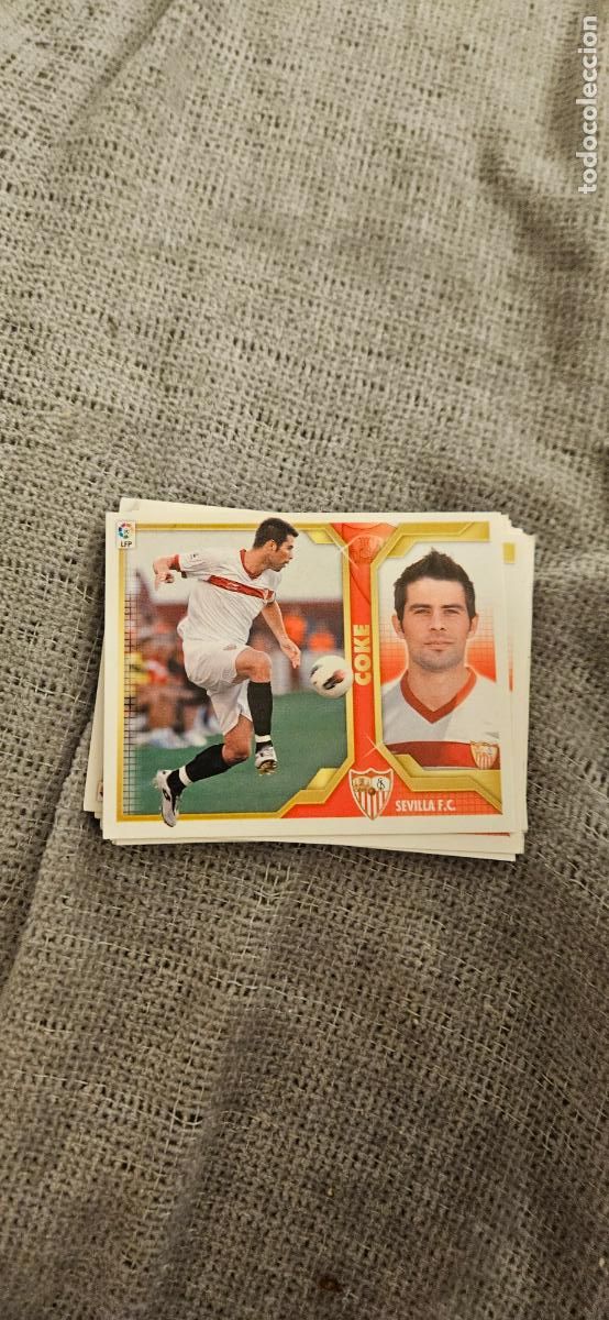 Fu&szlig;ball-Sticker: sevilla coke este 2011 2012 11 12 sin pegar trading card