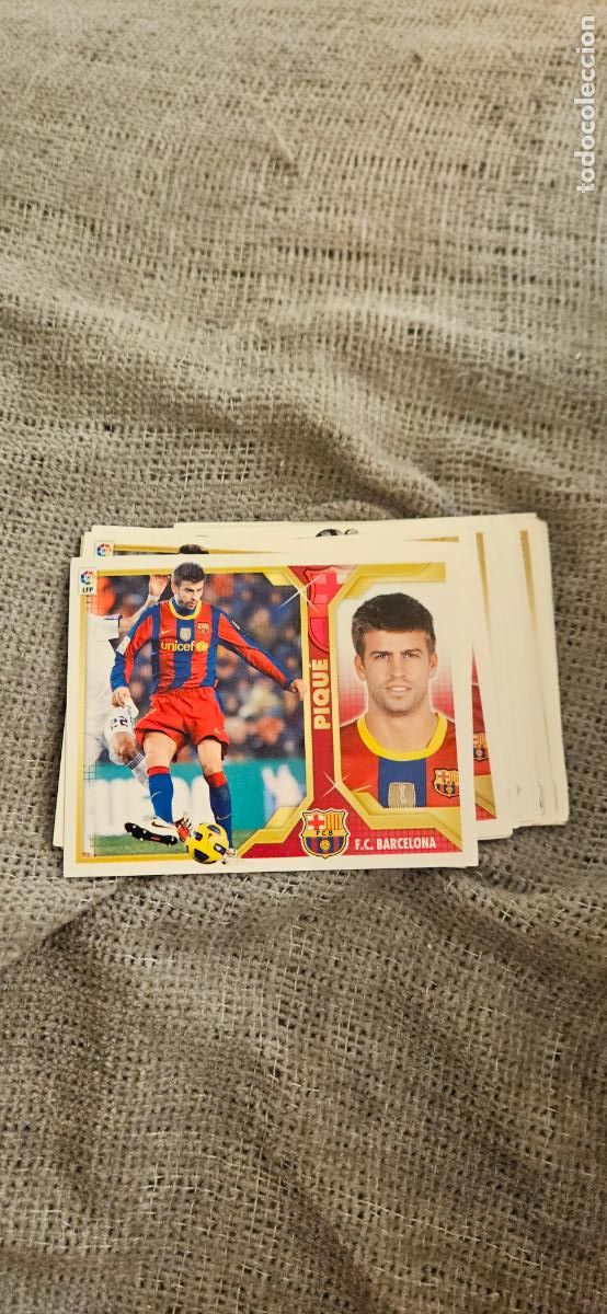 Fu&szlig;ball-Sticker: barcelona pique este 2011 2012 11 12 sin pegar trading card
