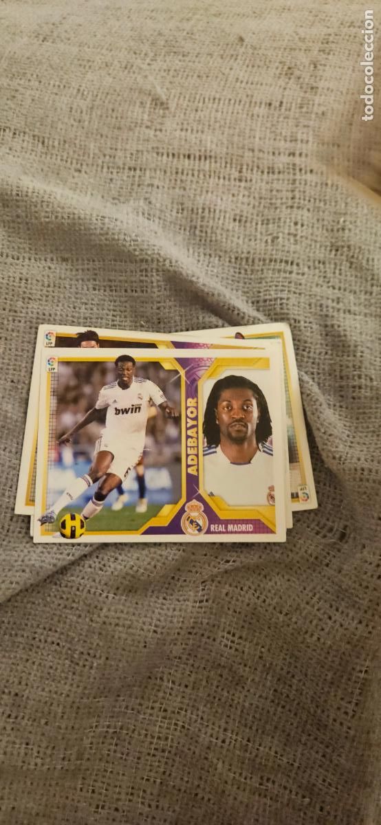Fu&szlig;ball-Sticker: real madrid adebayor este 2011 2012 11 12 sin pegar trading card