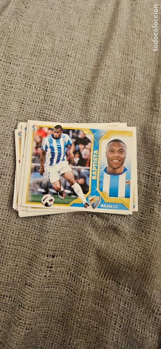 Fu&szlig;ball-Sticker: MALAGA baptista este 2011 2012 11 12 sin pegar trading card