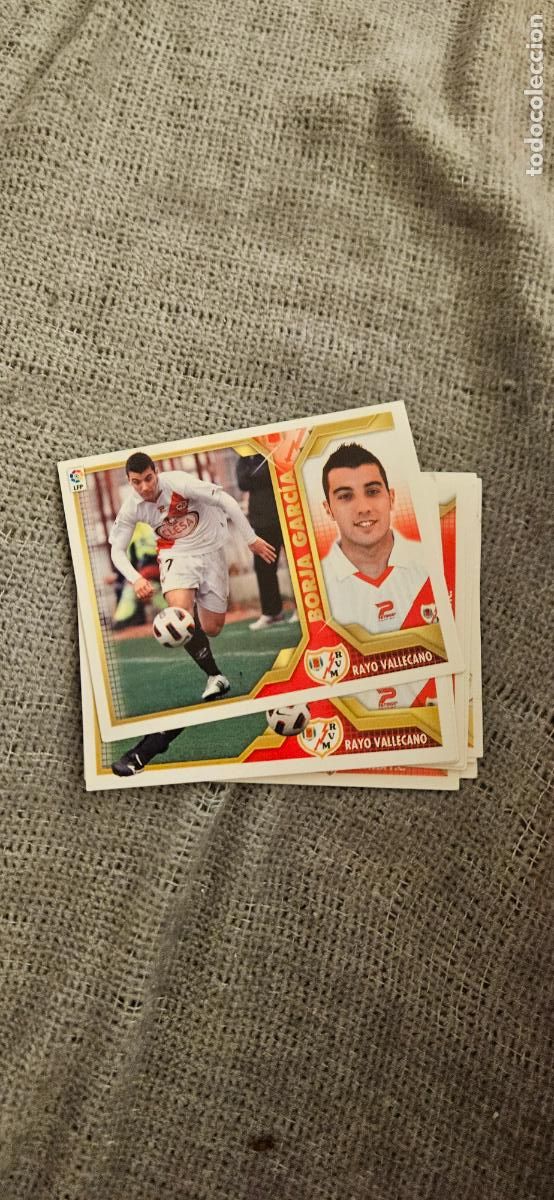 Fu&szlig;ball-Sticker: rayo vallecano borja garcia este 2011 2012 11 12 sin pegar trading card
